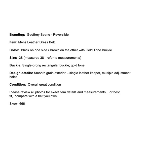 New Johnston Murphy 36 Mens Dress Belt Black Brown Silver Buckle 76-44049 - Picture 2 of 16